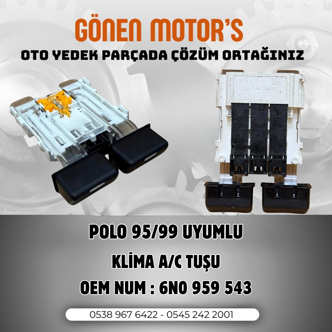 244 - 6N0 959 543 – Polo 1995/2000 Klima AC Tuşu